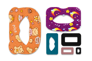 Open-center Breathing-Friendly mouth tape design