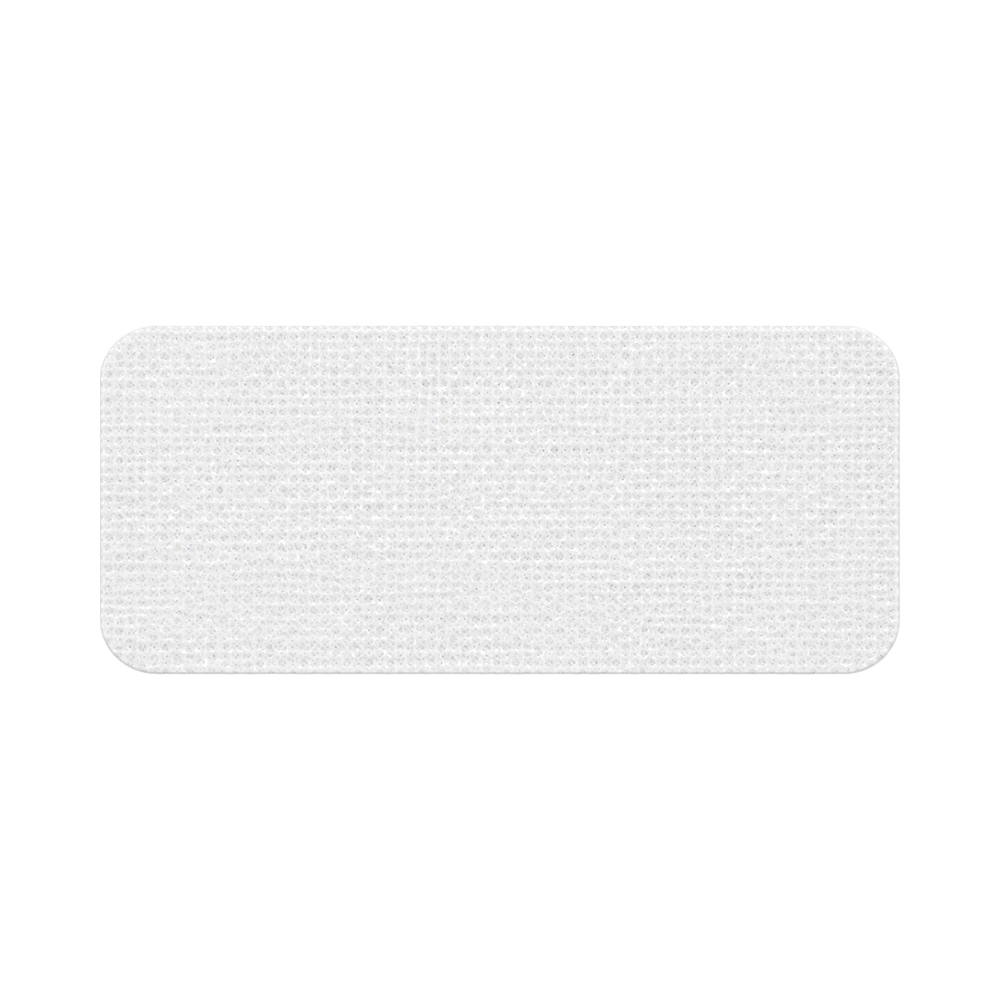 SouZou White Rounded Rectangle Mouth Tape — No Opening