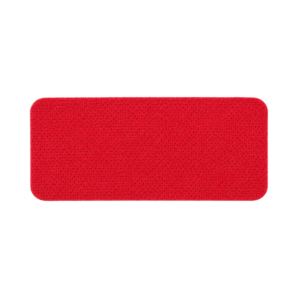 SouZou Red Rounded Rectangle Mouth Tape — No Opening