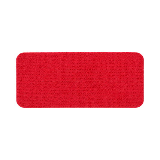 SouZou Red Rounded Rectangle Mouth Tape — No Opening