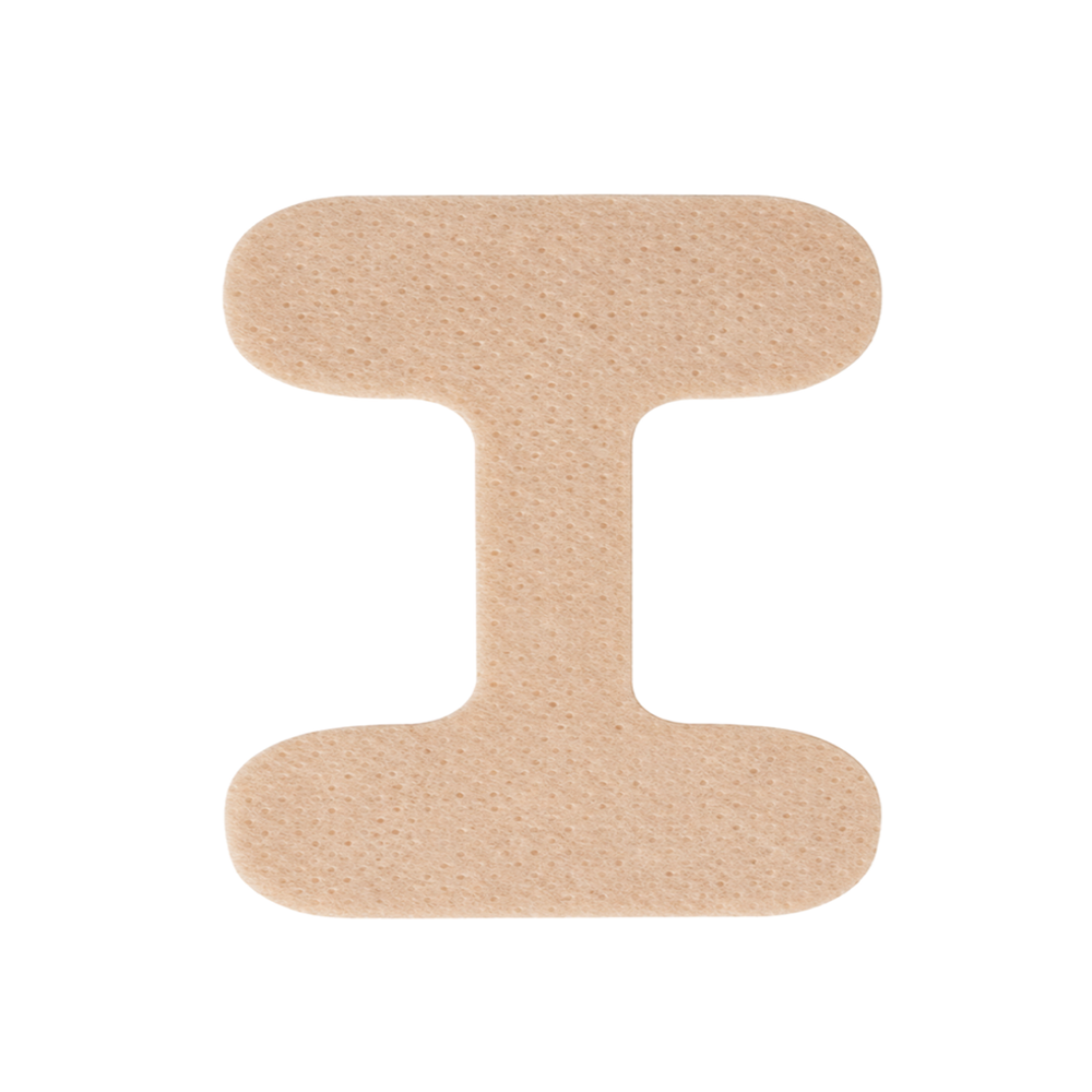 SouZou Beige Vertical I-Shaped Mouth Tape — No Opening